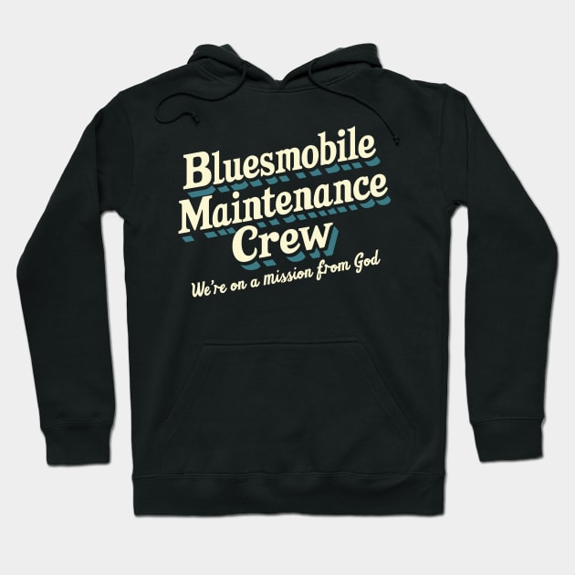 Bluesmobile Maintenance Crew Hoodie by Whats That Reference?